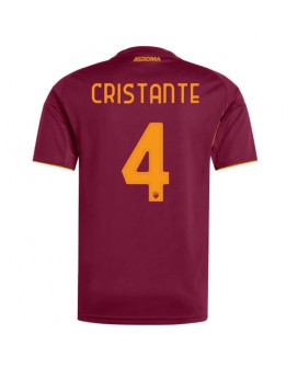 Billige AS Roma Bryan Cristante #4 Hjemmedrakt 2025-26 Kortermet